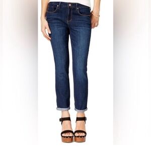 Jessica Simpson Women's Size 20W Forever Rolled Skinny Jeans Dark Wash Stretchy